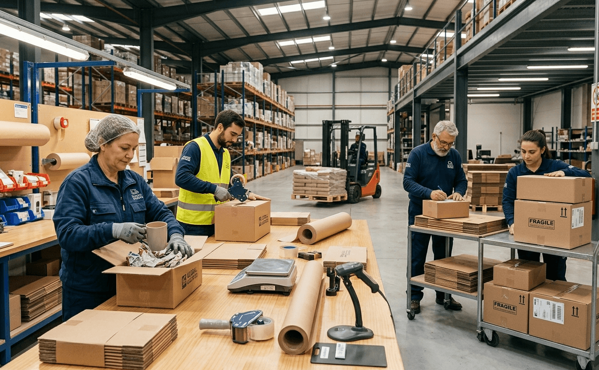 Aoaks fulfillment team managing warehouse operations